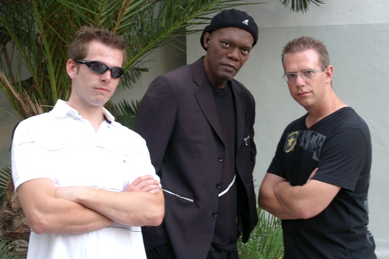 Wassen beeld van Samuel L. Jackson