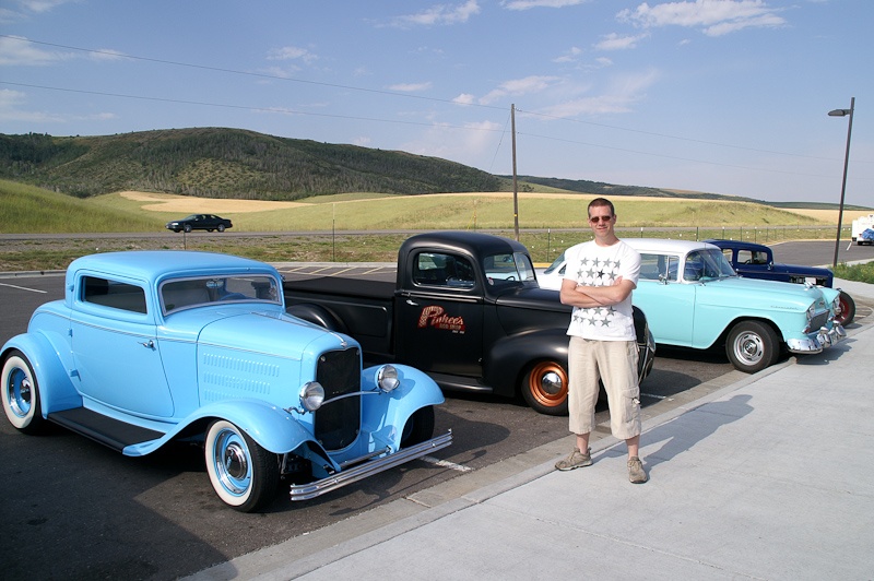 En dan nu Robin bij de hot rods