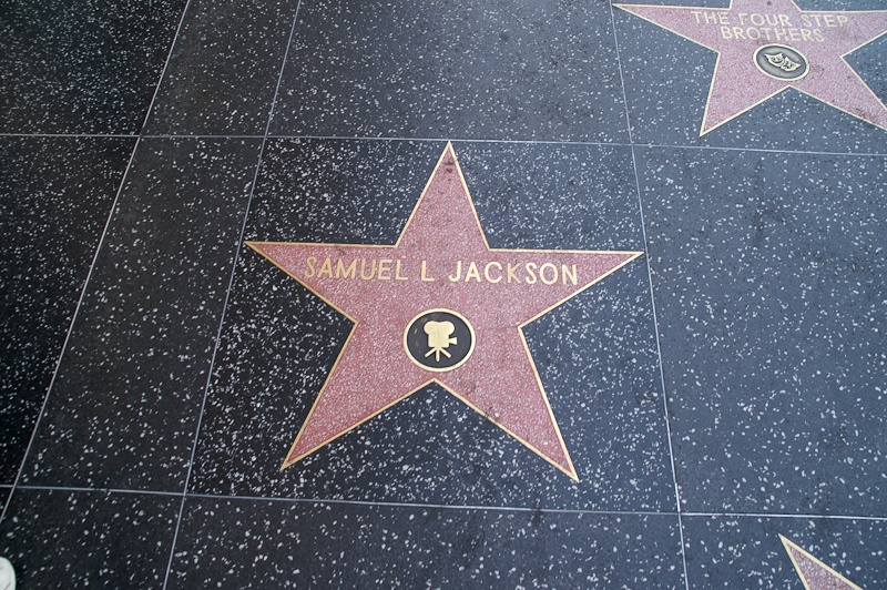 De ster van Samuel L. Jackson