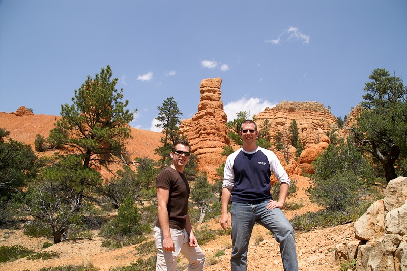Begin van Bryce Canyon
