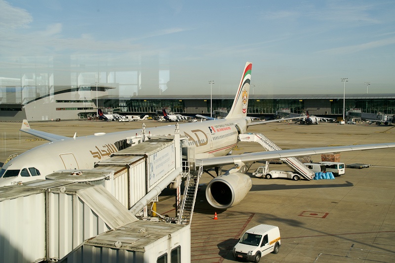 Vliegtuig op Brussel Airport