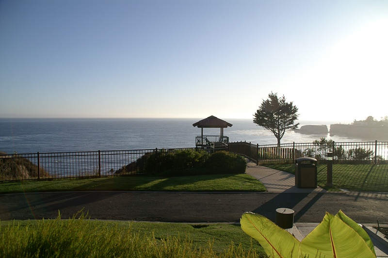 Uitzicht van de hotelkamer van Pismo Beach