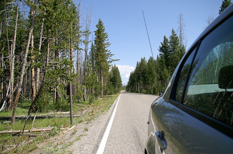 The view from the car