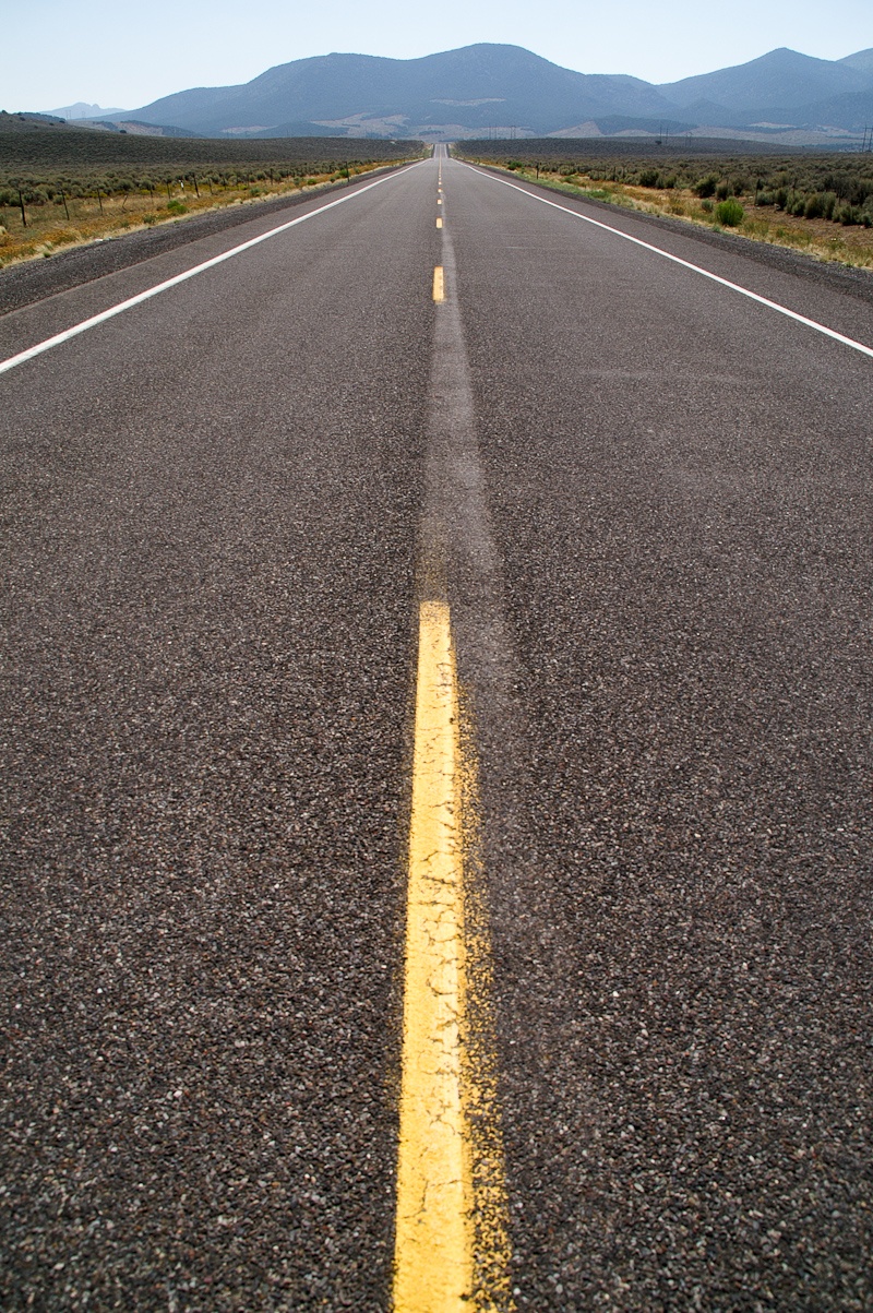 De weg naar Bryce Canyon