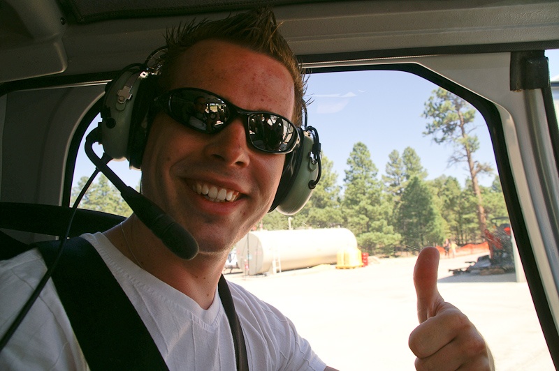 Fabian in de chopper