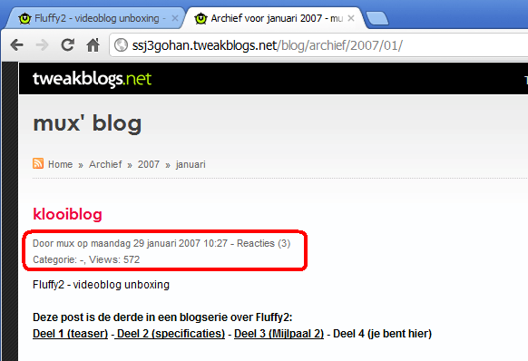 Tblog verleden Tblog verleden