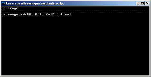 Weergave script tijdens het kopiëren Weergave script tijdens het kopiëren