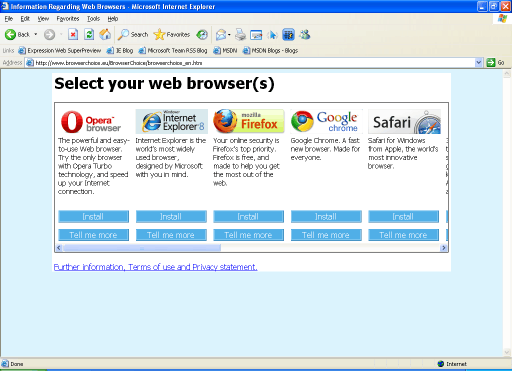 Browserchoice.eu in IE6 Browserchoice.eu in IE6