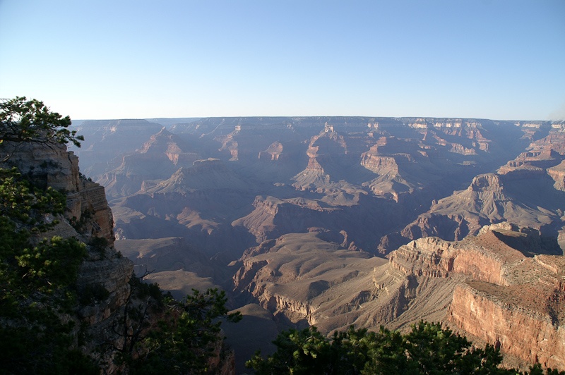 Grand Canyon bij zonsondergang