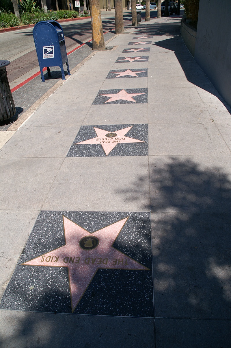 Een heel klein stukje van The Walk Of Fame