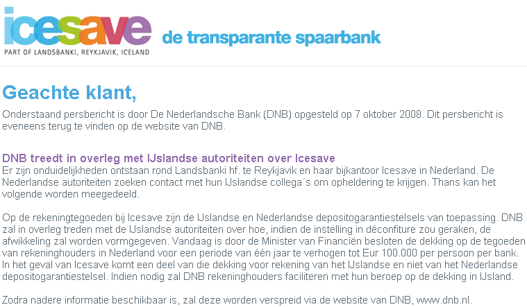 quote van icesave.nl