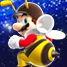 De sterren van de hemel gespeeld met Super Mario Galaxy aankondiging