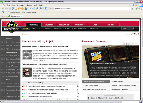 K-Meleon 1.1.6 screenshot