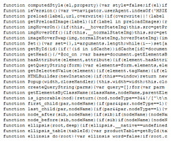 Devplan april 2009: Javascript minified Devplan april 2009: Javascript minified