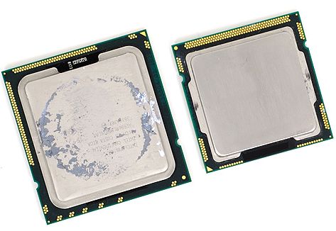 Core i7 links - Core i5 rechts