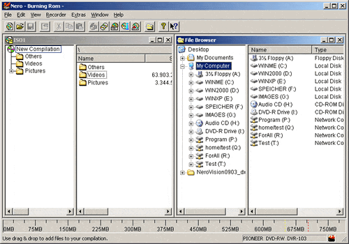 Nero Burning ROM screenshot
