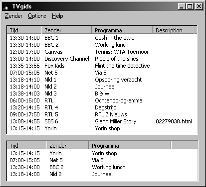 TVgids 1.01 screenie
