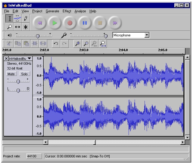 Audacity screenshot