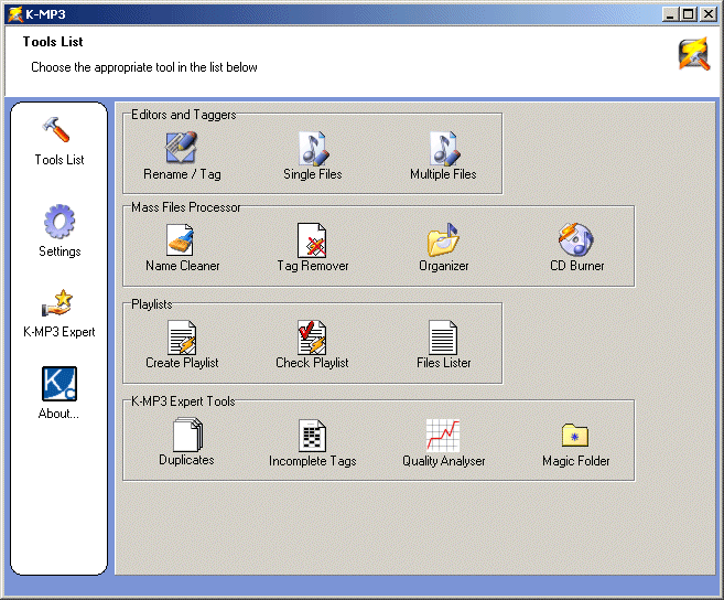 K-MP3 screenshot