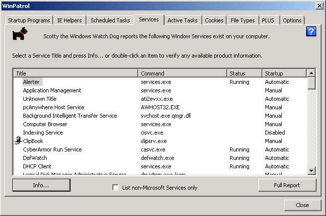 WinPatrol screenshot