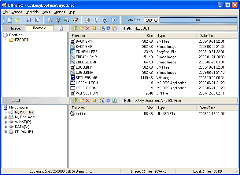 UltraISO 6 screenshot