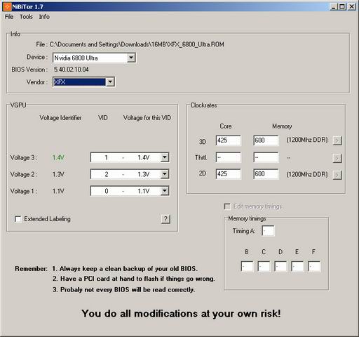 NiBiTor 1.7 screenshot (resized)