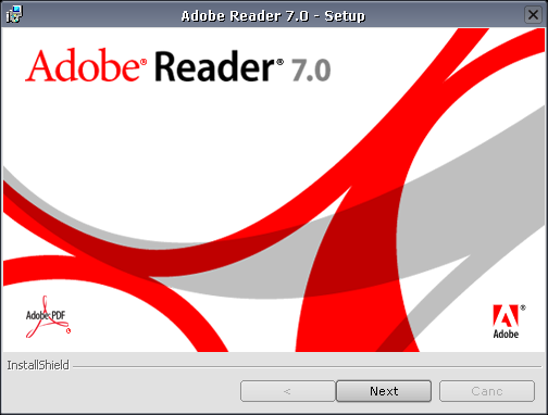 Adobe Reader 7.9.0 beta - setup