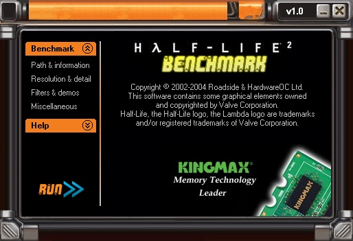 Half-Life 2 Benchmark screenshot