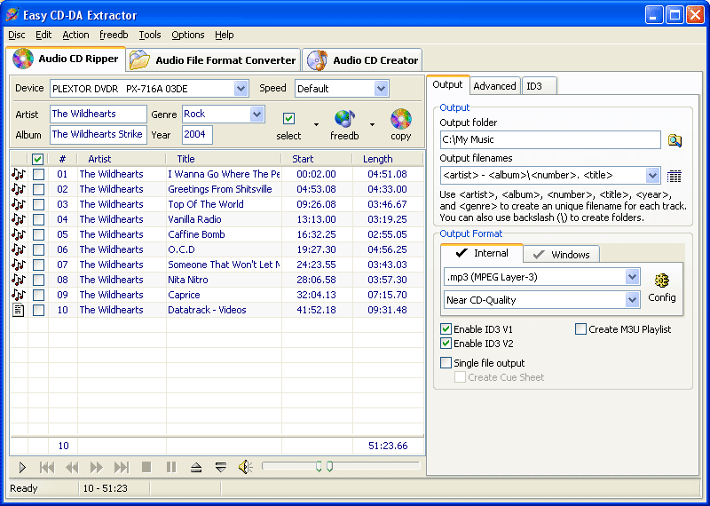 Easy CD-DA Extractor screenshot