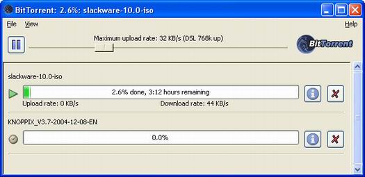 BitTorrent 3.9.0 beta (resized)