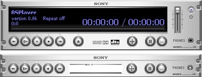 BSplayer met Sony BSPlayer v2.0 skin