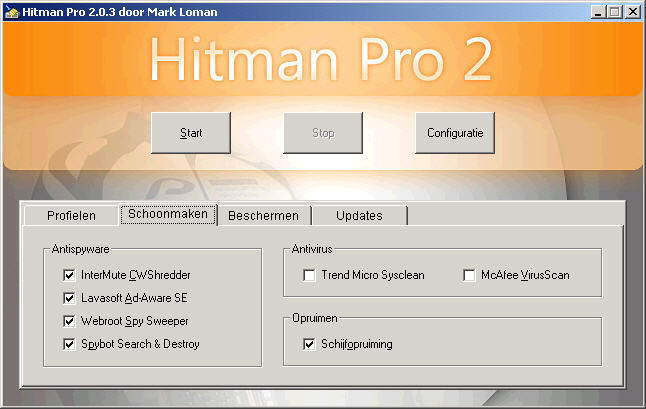Hitman Pro 2 (schoonmaken)