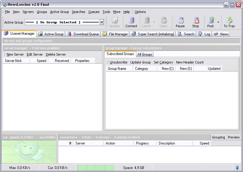 NewsLeecher 2.00 final screenshot