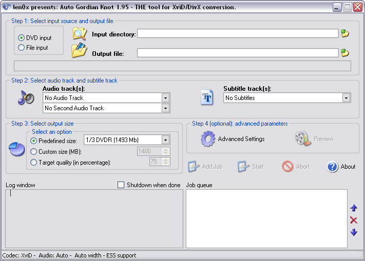 Auto Gordian Knot 1.95 stable screenshot