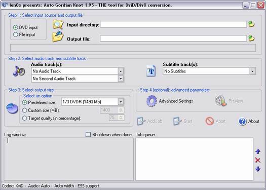 Auto Gordian Knot 1.95 stable screenshot (resized)