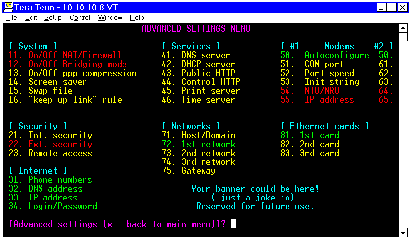 Freesco screenshot