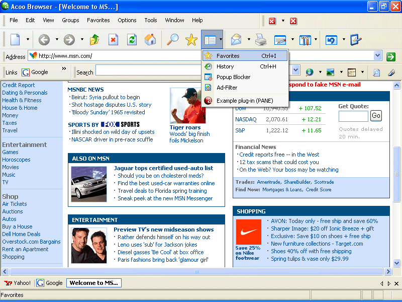 Acoo Browser screenshot