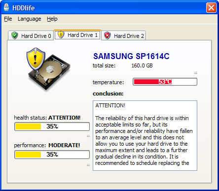 HDDlife screenshot
