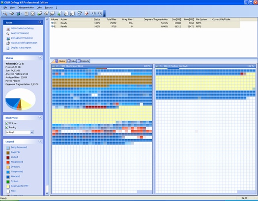 O&O Defrag 8.9 screenshot (resized)