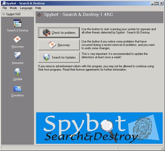 Spybot  1.4 RC (resized)