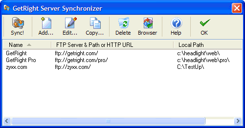 GetRight Pro 6.0 upload screenshot
