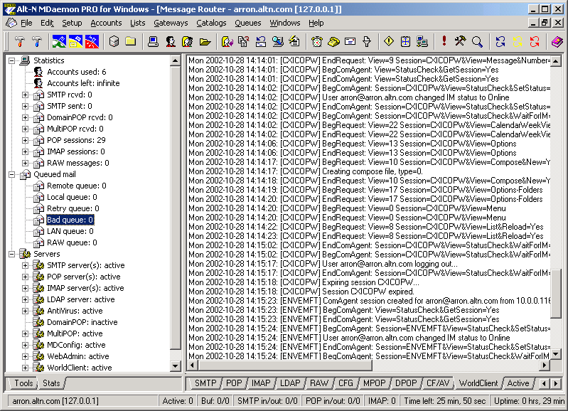 MDaemon screenshot