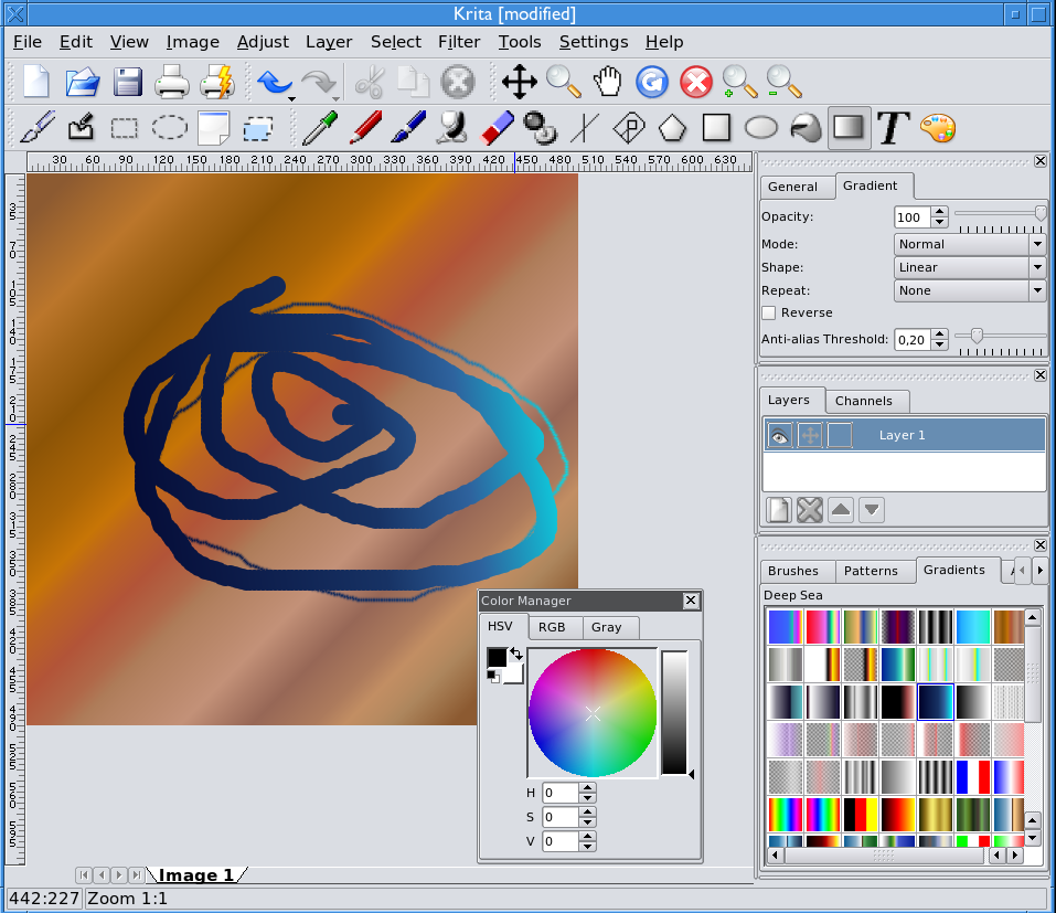 KOffice Krita (groot)