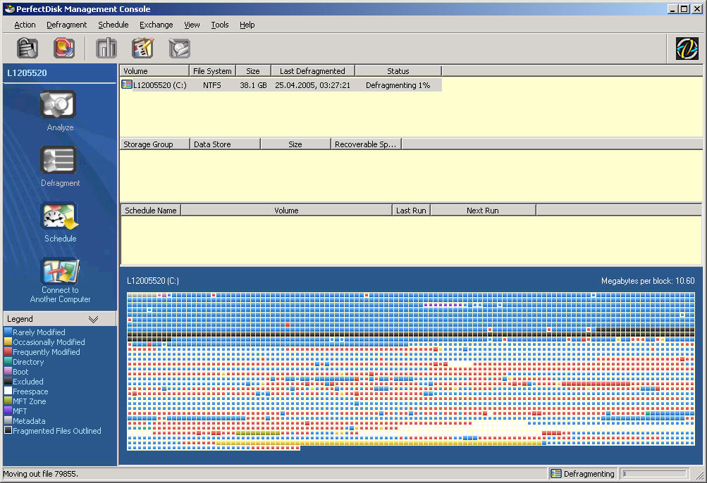 PerfectDisk 7.0 screenshot