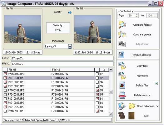 Image Comparer screenshot (resized)