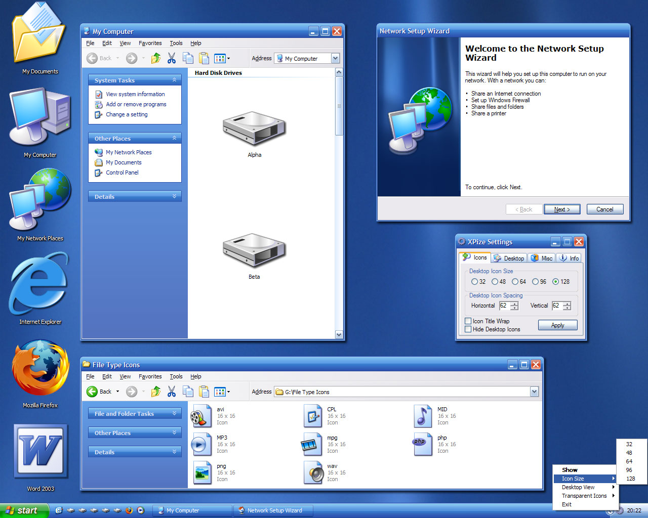 XPize 4.0 final desktop