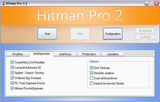 Hitman Pro 2.2 screenshot