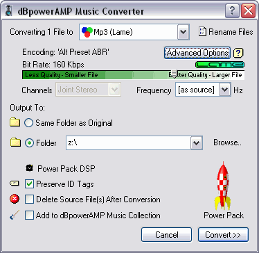 dBpowerAMP Music Converter screenshot