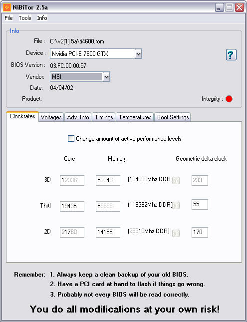 NiBiTor 2.5a screenshot