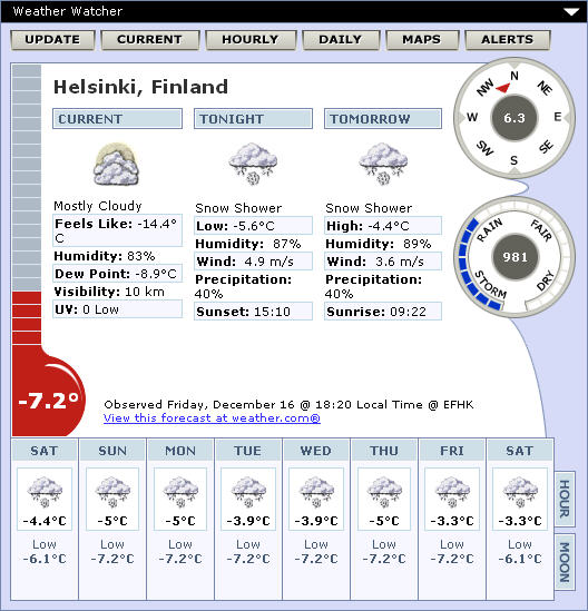 Weather Watcher 6.5.5 screenshot